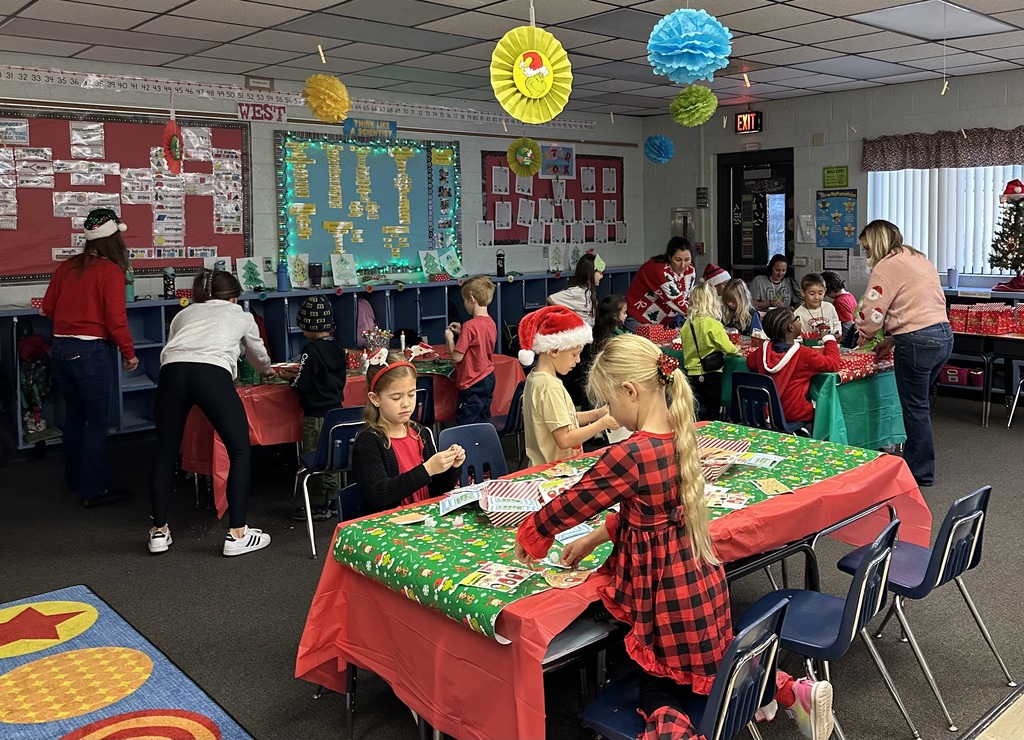 Mrs. Spinks and Mrs. Stankiewicz's first-grade class threw a jolly Grinch-themed holiday bash to kick off the Christmas break with a bang!