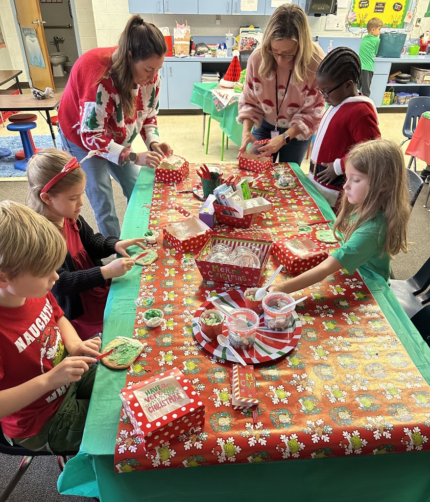 Mrs. Spinks and Mrs. Stankiewicz's first-grade class threw a jolly Grinch-themed holiday bash to kick off the Christmas break with a bang!
