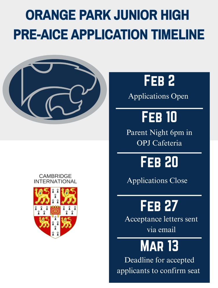 PRE-AICE Timeline Flyer