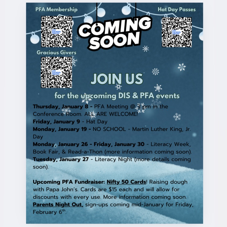 Join us for our upcoming events! 