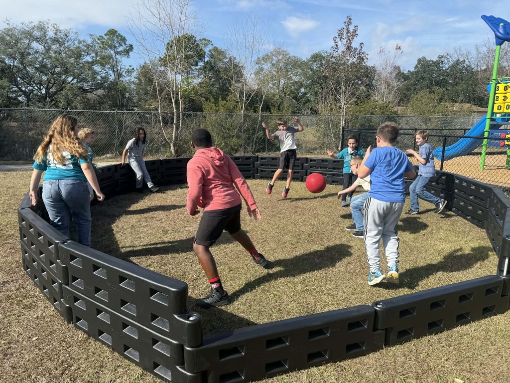 PE fun this week with some new equipment that Coach Bravo has earned for our SPC PE classes! Thanks bunches to these 2 rockstars who helped put together the new ball pit.