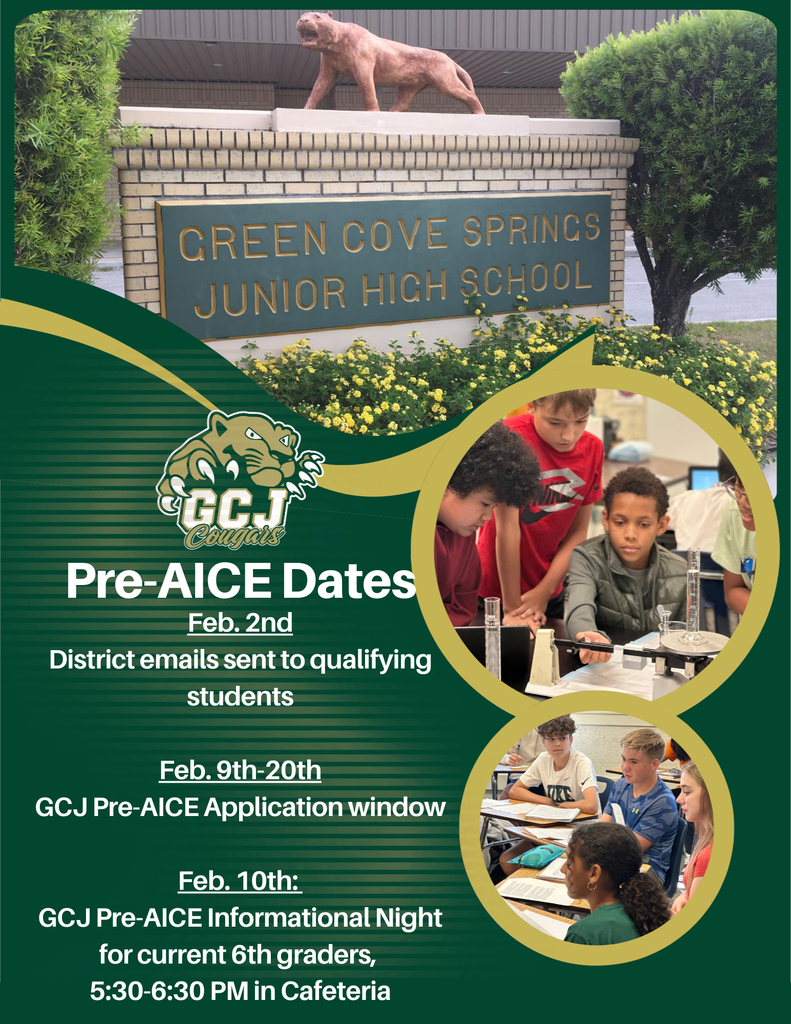 GCJ Pre AICE info flyer