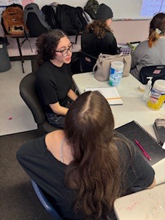 Ms. Wilson’s theatre students kicked off the new year by grounding themselves and setting meaningful intentions. This practice supports self-expression and character development in theatre while also strengthening essential life skills such as reflection, confidence, and personal growth. Students created both group and individual intentions, including writing a letter to their future selves to be opened on the last day of school—a powerful way to begin the year with purpose and vision.