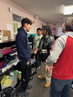 Ms. Wilson’s theatre students kicked off the new year by grounding themselves and setting meaningful intentions. This practice supports self-expression and character development in theatre while also strengthening essential life skills such as reflection, confidence, and personal growth. Students created both group and individual intentions, including writing a letter to their future selves to be opened on the last day of school—a powerful way to begin the year with purpose and vision.