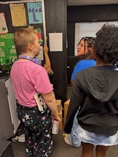Ms. Wilson’s theatre students kicked off the new year by grounding themselves and setting meaningful intentions. This practice supports self-expression and character development in theatre while also strengthening essential life skills such as reflection, confidence, and personal growth. Students created both group and individual intentions, including writing a letter to their future selves to be opened on the last day of school—a powerful way to begin the year with purpose and vision.