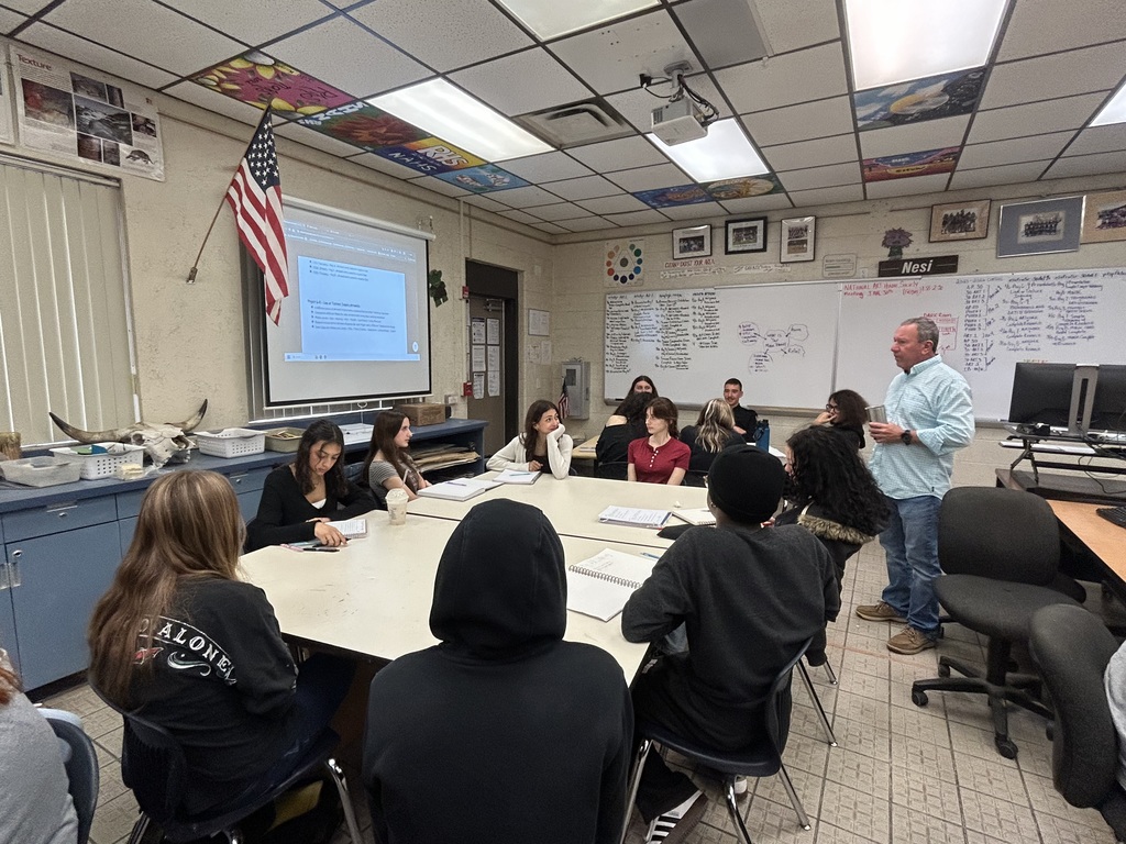 Students in Mr. Nesi’s art class dived into a Line and Texture Inquiry Project, exploring how artists use line, texture, and intentional design choices to create meaning and visual impact. Through guided discussion, analysis, and hands-on creation, students examined artistic techniques, asked thoughtful questions, and applied their learning to their own original artworks. This process-centered approach encourages creativity, critical thinking, and creative voice while helping students understand how design elements work together to tell a visual story.