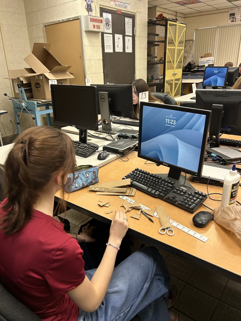 Students in Mr. Nesi’s art class dived into a Line and Texture Inquiry Project, exploring how artists use line, texture, and intentional design choices to create meaning and visual impact. Through guided discussion, analysis, and hands-on creation, students examined artistic techniques, asked thoughtful questions, and applied their learning to their own original artworks. This process-centered approach encourages creativity, critical thinking, and creative voice while helping students understand how design elements work together to tell a visual story.