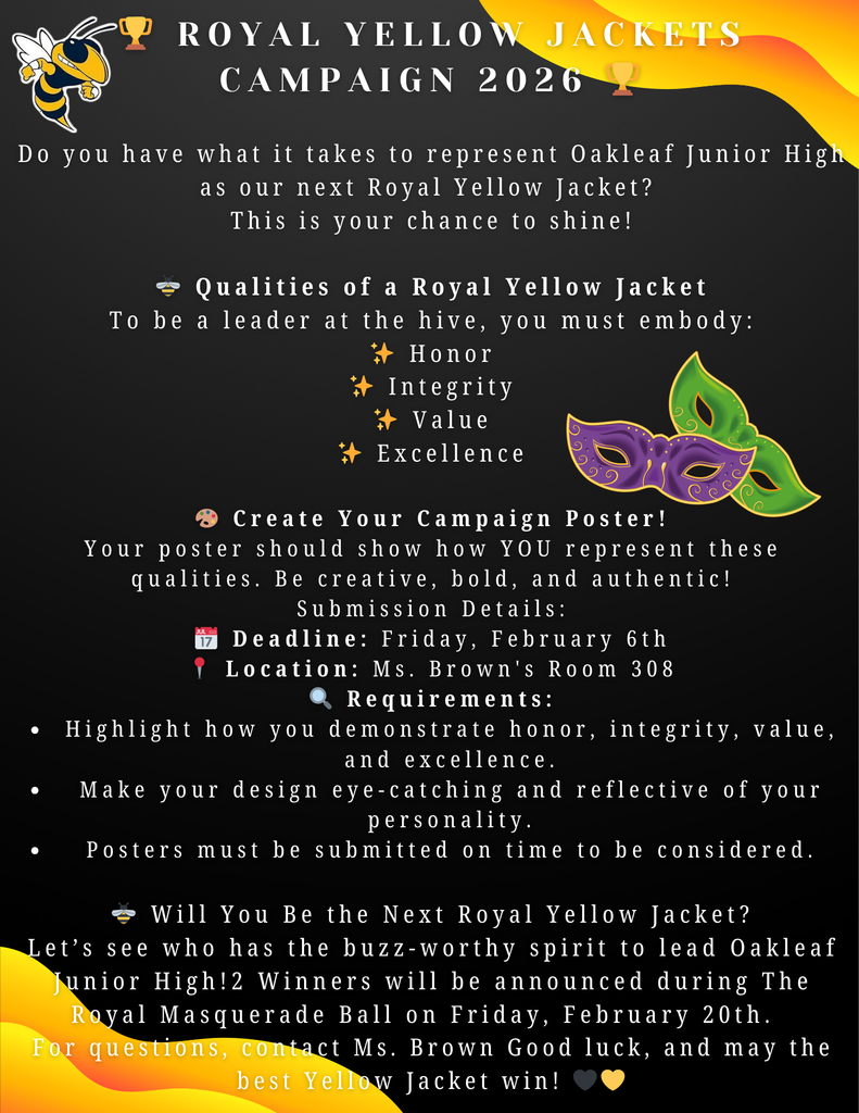 Royal Yellow Jackets Campaign 2026 