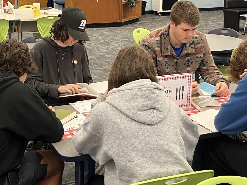 Our Media Specialist, Ms. Pittman, recently hosted an engaging Book Tasting experience for Mr. Werner’s 11th grade English students, transforming reading into an interactive and inviting event. Students rotated through thoughtfully curated tables, sampling a variety of genres and titles while reflecting on their interests and discovering new authors—much like choosing from a tasting menu. This creative approach encouraged student choice, curiosity, and meaningful conversations about reading, reinforcing a love of literacy in a fun and memorable way. Thank you to Ms. Pittman and Mr. Werner for partnering to create such a powerful and engaging learning experience for our students!