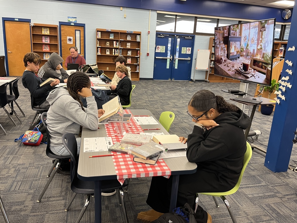 Our Media Specialist, Ms. Pittman, recently hosted an engaging Book Tasting experience for Mr. Werner’s 11th grade English students, transforming reading into an interactive and inviting event. Students rotated through thoughtfully curated tables, sampling a variety of genres and titles while reflecting on their interests and discovering new authors—much like choosing from a tasting menu. This creative approach encouraged student choice, curiosity, and meaningful conversations about reading, reinforcing a love of literacy in a fun and memorable way. Thank you to Ms. Pittman and Mr. Werner for partnering to create such a powerful and engaging learning experience for our students!