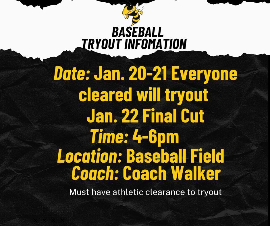 Baseball Tryouts