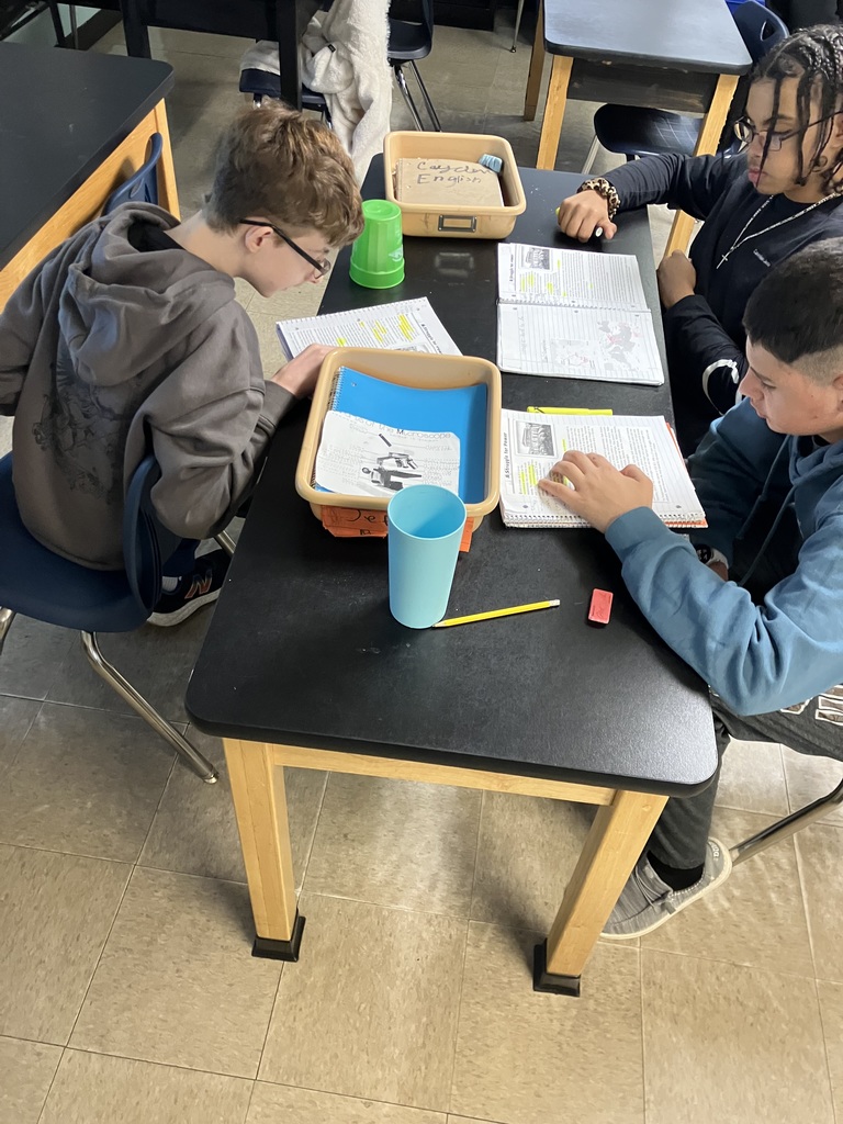 Ms. Yancey’s World History students engaged in a structured close reading of an informational text comparing Athens and Sparta. Using a collaborative literacy routine, the class worked paragraph by paragraph, beginning with a whole-group read to establish shared understanding, followed by small-group rereading, discussion, and purposeful highlighting. As each group completed a section, students synthesized their thinking and shared key details and insights, reinforcing comprehension, academic discourse, and evidence-based reasoning. This intentional approach supported deeper analysis of historical texts while strengthening students’ collaborative and critical thinking skills.