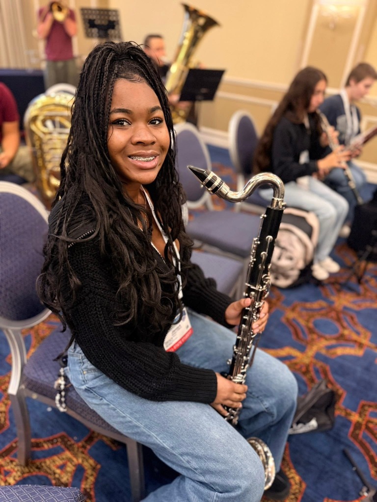 This past weekend, Ridgeview High School was proudly represented at the FMEA Professional Learning Conference, one of the largest music education events in the nation.  Congratulations to Lillian Michel, selected for the All-State Chorus, and Janaya Francis, selected for the All-State Band—an incredible achievement earned through a highly rigorous audition process recognizing Florida’s top student musicians.  We are so proud of Lillian and Janaya, and extend a huge thank you to their directors, Ms. Bice and Mr. Colón, for their exceptional instruction, dedication, and support. Panther Pride was on full display! 🐾🎶