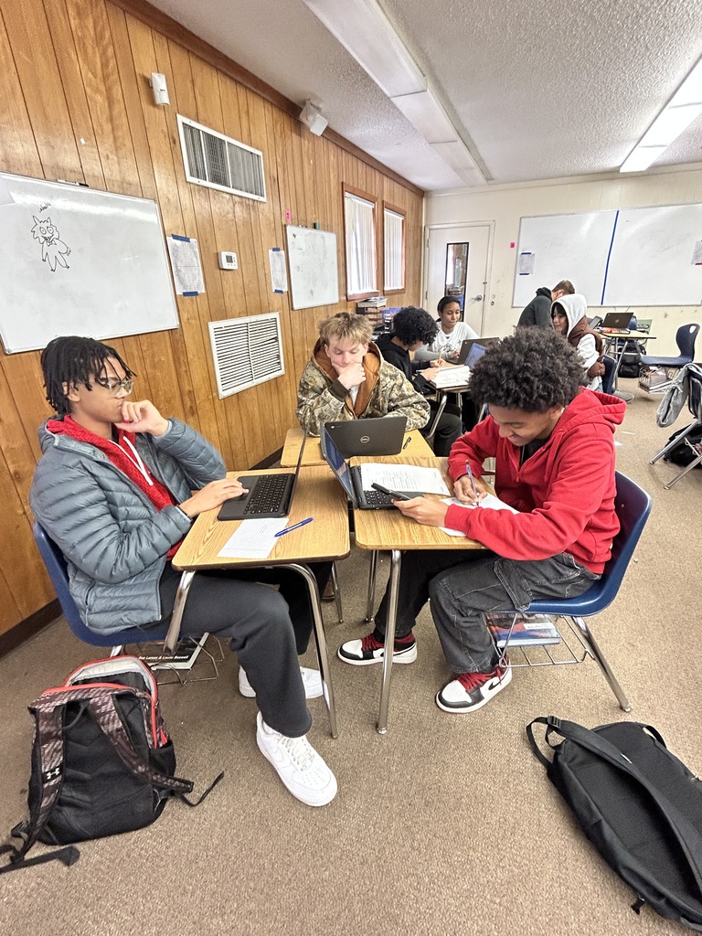 Ms. Charles’s Algebra II students were actively engaged in learning how to graph parabolas and quadratic equations, using strategies designed to help them efficiently tackle SAT-style questions. Through visual models and guided practice, students strengthened their understanding of how equations translate to graphs.  A highlight of the lesson was seeing a student step into a leadership role by explaining the math and reasoning behind the graphs to AP Williams, demonstrating both confidence and deep understanding.  Great examples of rigorous instruction, student ownership, and meaningful math discourse at Ridgeview! 🐾📐