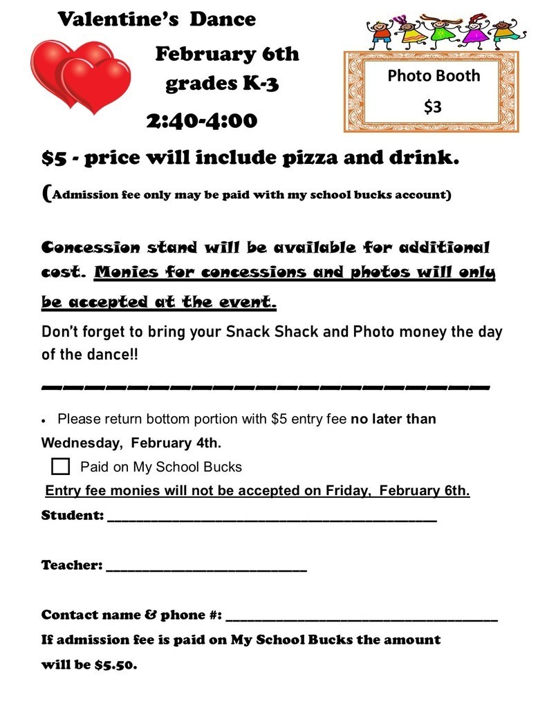 Valentines Dance K-3