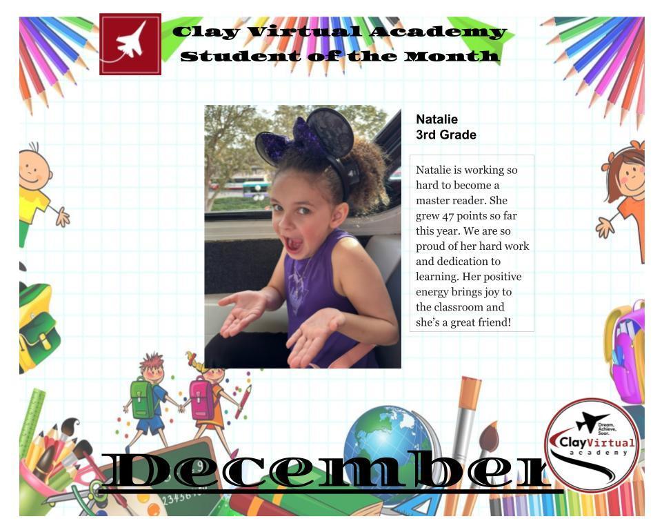 Student of the month