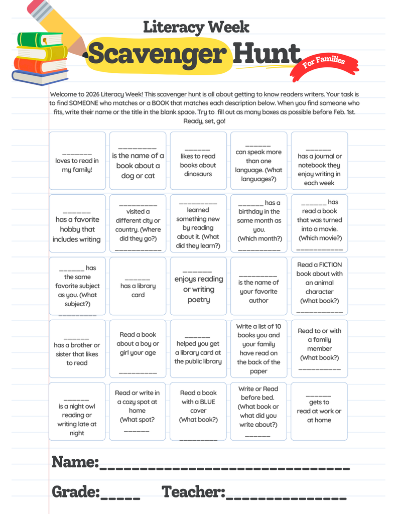 2026 Literacy Week Scavenger Hunt (1)