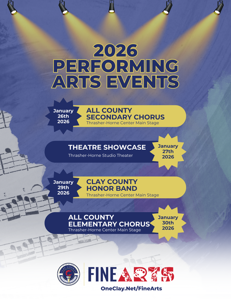 Fine Arts Events Flyer