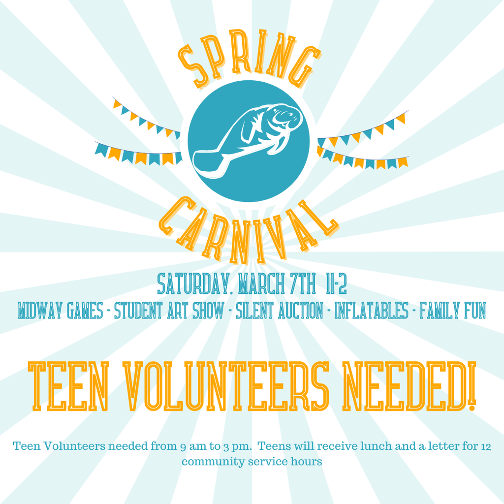 Teen Volunteers Needed! 