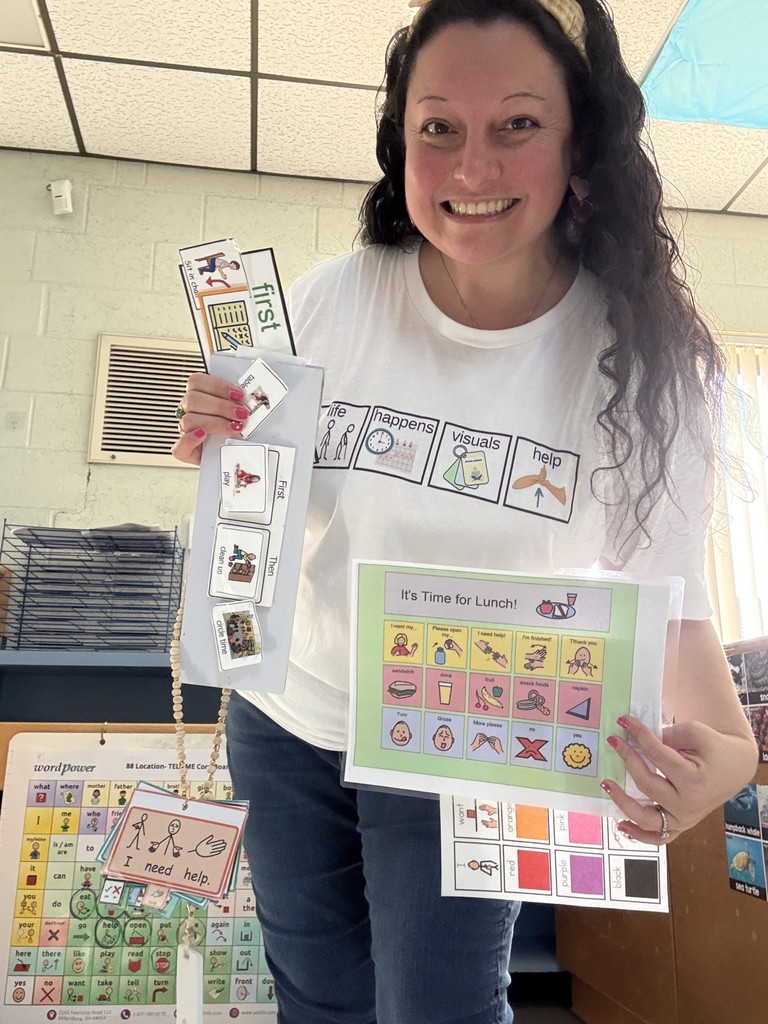 In Mrs. Ellsworth’s class, we know that staying organized is a key skill. That’s why we’ve introduced visual schedules to help structure our day. 🏫  It’s a great reminder that while "Life happens - Visuals Help" to keep us on track!  #SpecialEducation #ClassroomStrategies #VisualAids