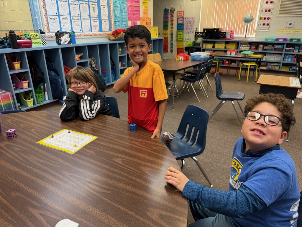 Learning in action! Mrs. Terry’s class is leveling up their fluency with some UFLI game board fun.