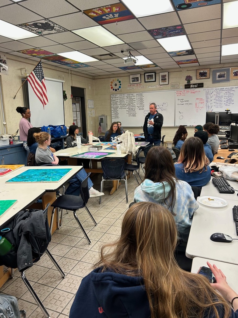 Our National Art Honor Society students proudly continued a long-standing Ridgeview tradition by painting ceiling tiles for Mr. Nesi’s art classroom. The students poured creativity, thought, and pride into each design, creating pieces that reflect both their artistic talent and their connection to the program. We can’t wait to see these tiles installed on the ceiling, where they will inspire future artists and leave a lasting mark on the space.