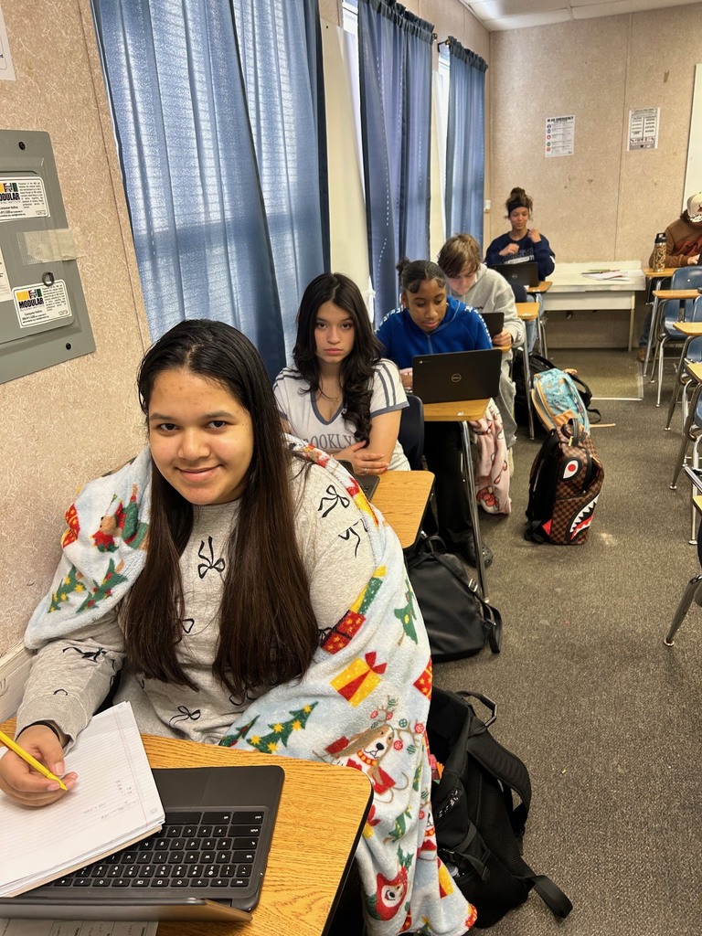 Students in Ms. Crawford’s Geometry class took a standards-aligned online assessment that required them to apply geometric reasoning and problem-solving skills. The task challenged students to analyze angle relationships, interpret visual models, and work through multi-step questions independently, mirroring the rigor and format of state-aligned assessments. This assessment showcased students’ ability to think critically, apply their learning, and demonstrate mastery using digital tools.