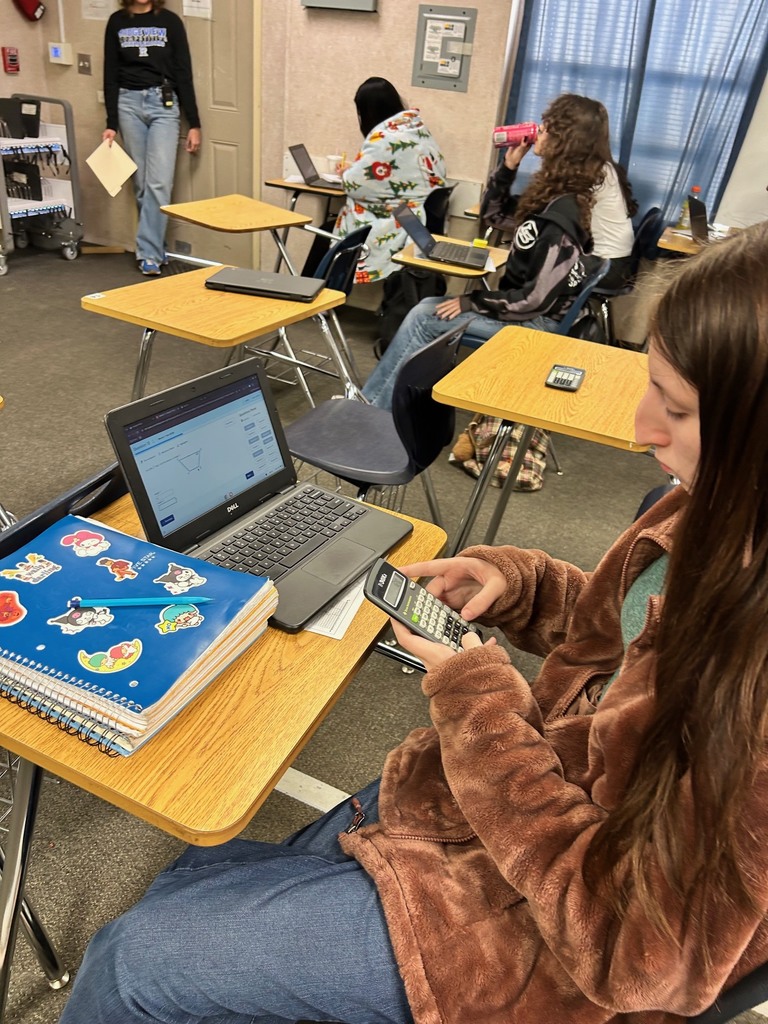 Students in Ms. Crawford’s Geometry class took a standards-aligned online assessment that required them to apply geometric reasoning and problem-solving skills. The task challenged students to analyze angle relationships, interpret visual models, and work through multi-step questions independently, mirroring the rigor and format of state-aligned assessments. This assessment showcased students’ ability to think critically, apply their learning, and demonstrate mastery using digital tools.