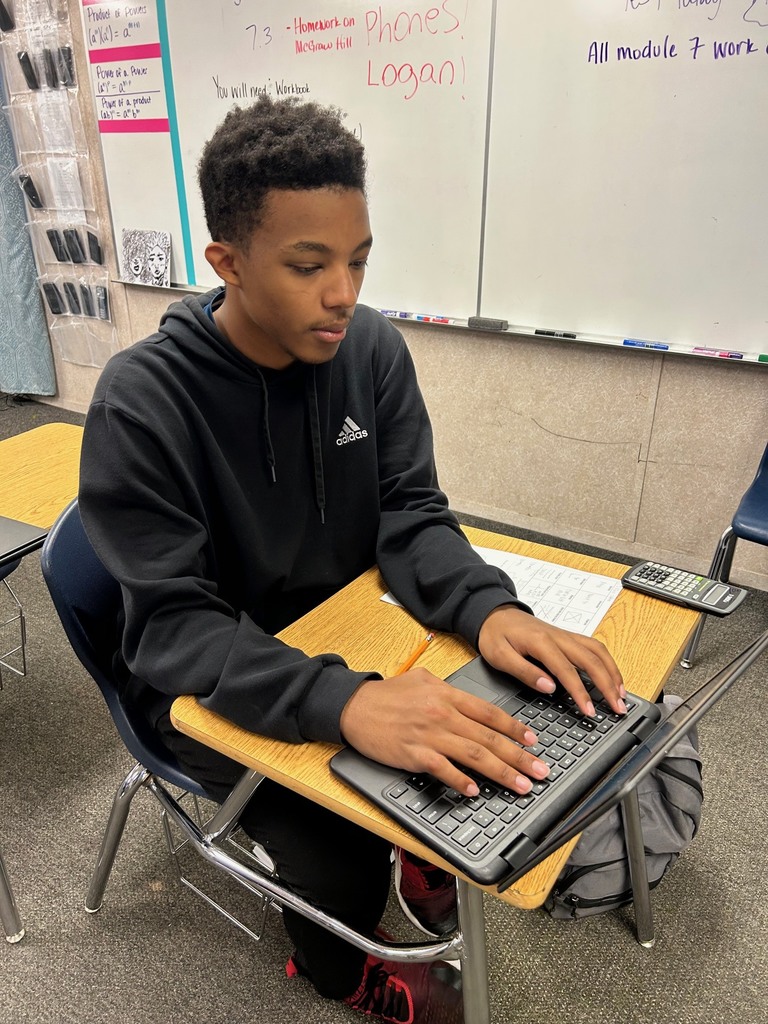 Students in Ms. Crawford’s Geometry class took a standards-aligned online assessment that required them to apply geometric reasoning and problem-solving skills. The task challenged students to analyze angle relationships, interpret visual models, and work through multi-step questions independently, mirroring the rigor and format of state-aligned assessments. This assessment showcased students’ ability to think critically, apply their learning, and demonstrate mastery using digital tools.