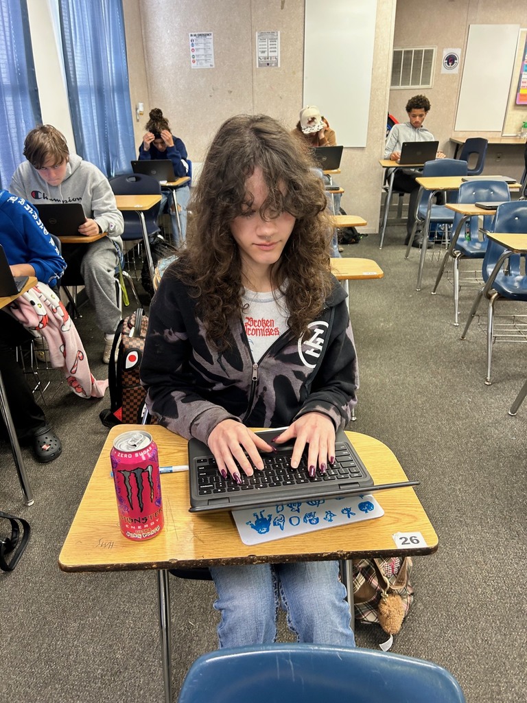 Students in Ms. Crawford’s Geometry class took a standards-aligned online assessment that required them to apply geometric reasoning and problem-solving skills. The task challenged students to analyze angle relationships, interpret visual models, and work through multi-step questions independently, mirroring the rigor and format of state-aligned assessments. This assessment showcased students’ ability to think critically, apply their learning, and demonstrate mastery using digital tools.