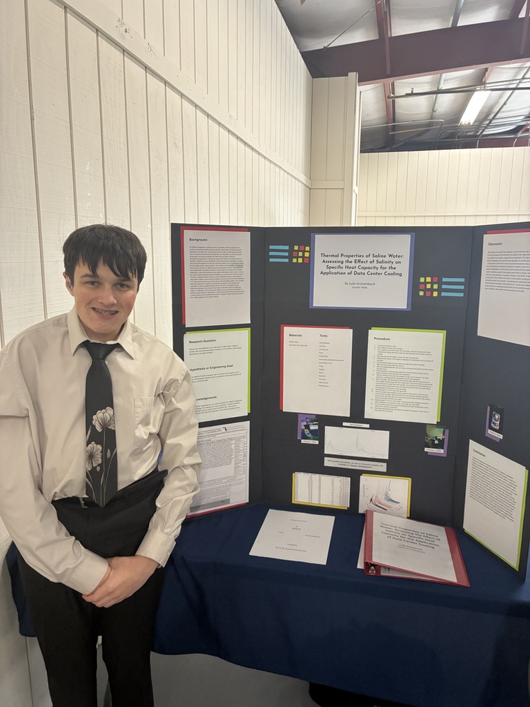 We are incredibly proud of our Ridgeview High School students who competed in the District Science Fair on Tuesday! A total of 43 RHS students, representing 37 unique projects, showcased their curiosity, creativity, and scientific thinking at the regional level. We were excited to see representation from all grade levels and a wide variety of classes, highlighting the depth of learning and innovation happening across our campus. Congratulations to all of our student scientists for their hard work and dedication, and we can’t wait to celebrate your accomplishments at the Science Fair Awards hosted at RHS on Tuesday night.