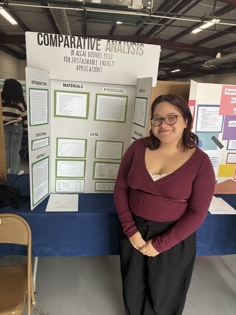 We are incredibly proud of our Ridgeview High School students who competed in the District Science Fair on Tuesday! A total of 43 RHS students, representing 37 unique projects, showcased their curiosity, creativity, and scientific thinking at the regional level. We were excited to see representation from all grade levels and a wide variety of classes, highlighting the depth of learning and innovation happening across our campus. Congratulations to all of our student scientists for their hard work and dedication, and we can’t wait to celebrate your accomplishments at the Science Fair Awards hosted at RHS on Tuesday night.