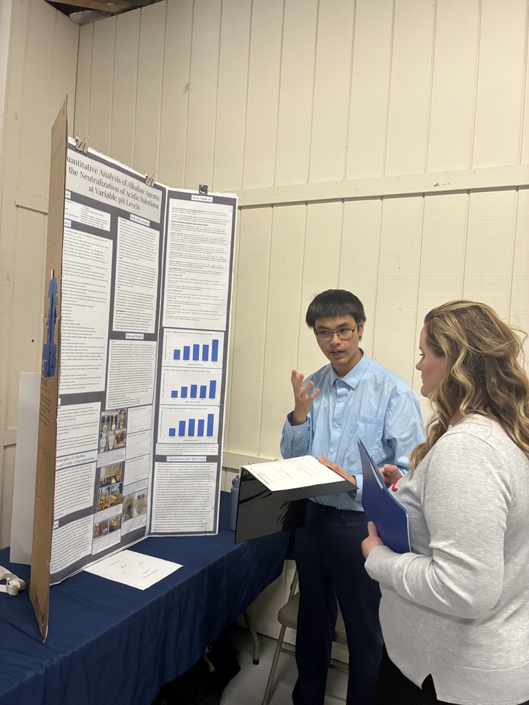 We are incredibly proud of our Ridgeview High School students who competed in the District Science Fair on Tuesday! A total of 43 RHS students, representing 37 unique projects, showcased their curiosity, creativity, and scientific thinking at the regional level. We were excited to see representation from all grade levels and a wide variety of classes, highlighting the depth of learning and innovation happening across our campus. Congratulations to all of our student scientists for their hard work and dedication, and we can’t wait to celebrate your accomplishments at the Science Fair Awards hosted at RHS on Tuesday night.