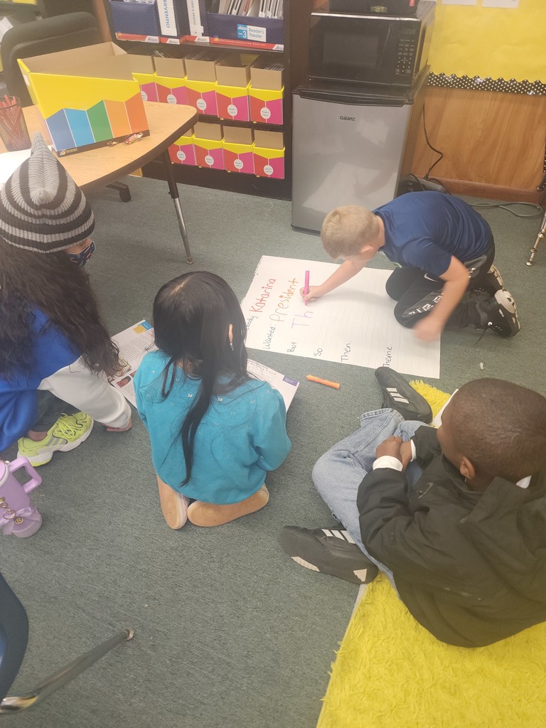 Students working together