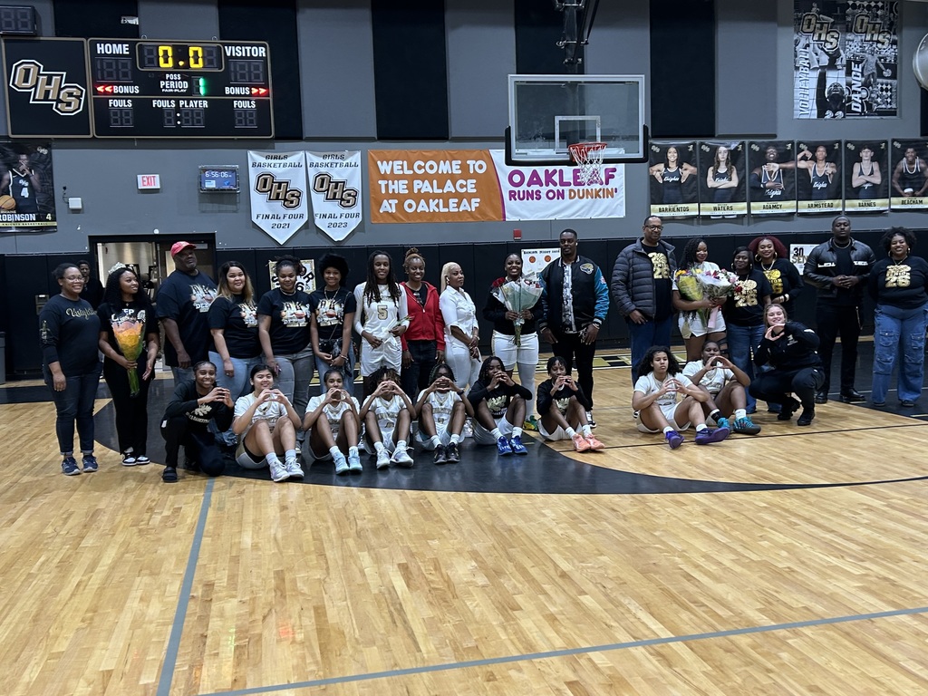 Senior night girls bball