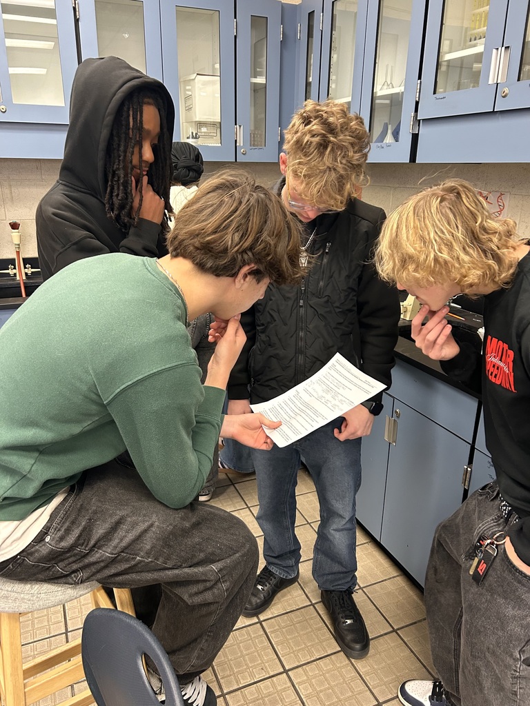 Ms. Fortner’s Pre-IB, AICE, and Honors Chemistry students brought stoichiometry to life through a hands-on chalk lab. Students wrote and balanced the chemical equation for producing chalk (calcium carbonate), calculated their theoretical yield, and then produced chalk by combining aqueous solutions of sodium carbonate and calcium chloride. After filtering and drying their product overnight, students calculated their actual yield and percent yield, seeing firsthand how math and chemistry connect. The best part was testing out their finished chalk.