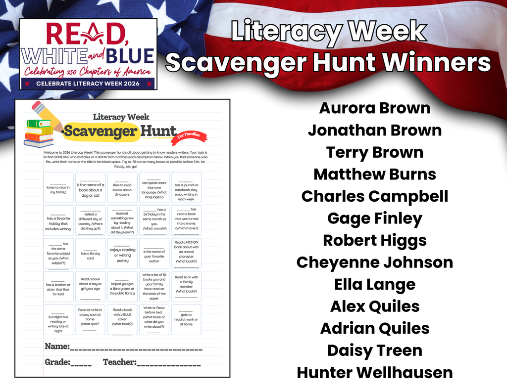Literacy Week  Scavenger Hunt