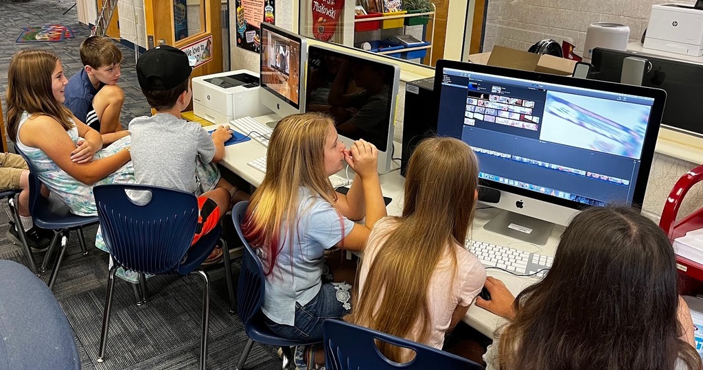 students at video production camp