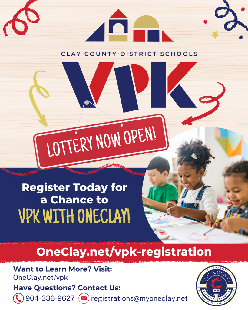 VPK Lottery Now Open Flyer