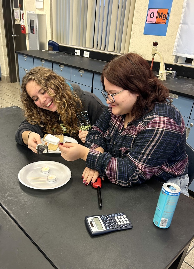 Ms. Fortner’s Pre-IB/AICE chemistry students wrapped up their stoichiometry unit with a fun (and tasty!) S’mores Stoichiometry Lab. After weeks of tackling grams, moles, and atom conversions, students put their math skills to work by determining limiting and excess reactants in a real-world scenario, making the perfect s’more! This hands-on lab brought complex calculations to life and was a well-earned treat for powering through a month of chemistry math. Learning is always better when it’s meaningful… and delicious!