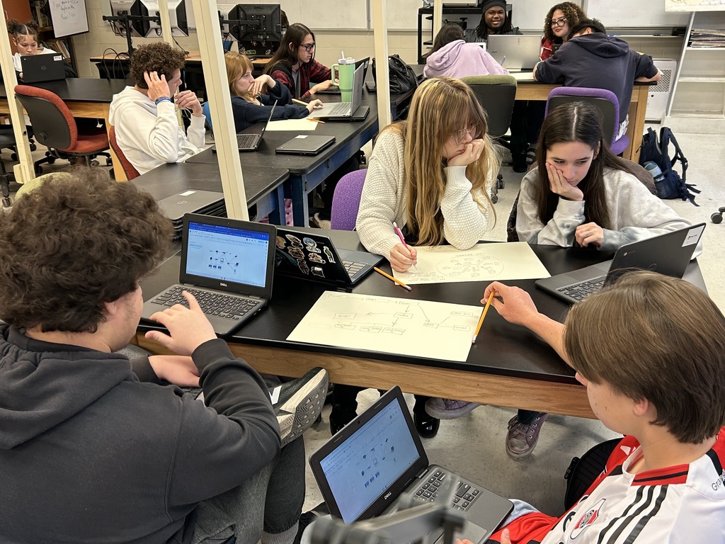 Mr. Ley’s IB Digital Society students dove into some big-picture thinking during a collaborative networking project. Teams analyzed a country’s real-world challenge, designed an effective network model, and examined the potential positive and negative externalities of their solutions. Most importantly, students pushed their thinking further by discussing the ethical implications tied to the digital divide and equitable access, showing how technology decisions can shape opportunity, fairness, and society as a whole.