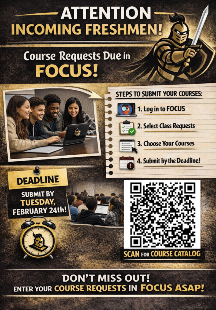 Class of 2030 FOCUS Course Request Timeline