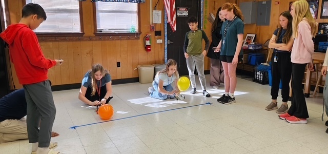 6th Grade Balloon Racing 