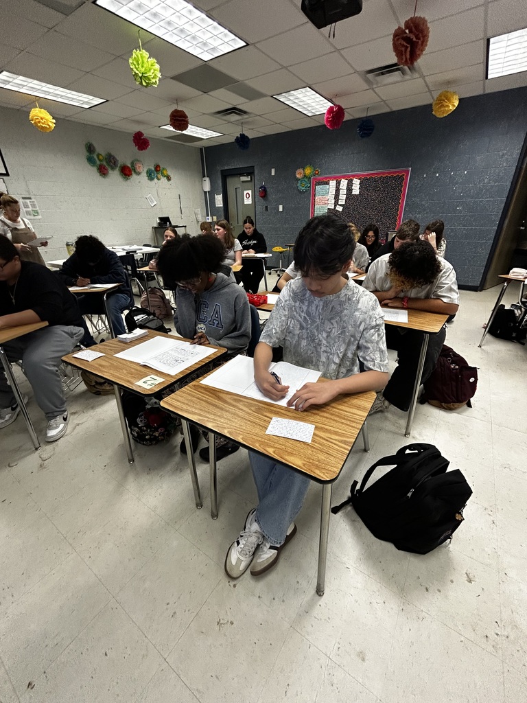 Ms. Thomas’s 9th-grade AICE General Paper students were fully immersed in the writing process as they prepared for their AICE assessment, drafting and refining analytical body paragraphs rooted in clear claims, structured reasoning, and purposeful evidence. Students annotated sources, organized ideas in their notebooks, and translated planning into polished written responses while receiving targeted feedback and guidance, strengthening both their argument development and academic writing stamina, exactly the kind of focused, intentional practice that builds confident AICE thinkers and writers.