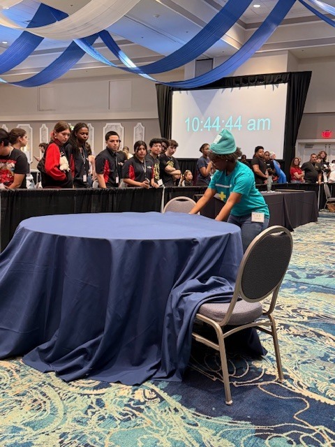 Huge congratulations to our Ridgeview culinary students who competed in the Florida ProStart Culinary Competition this past weekend! Our Waiter Relay team—Yuri, Kendall, and Andreya—delivered an outstanding performance in a fast-paced, high-pressure, timed event, earning an impressive 5th place finish in the state of Florida. Competing against schools from across the state, the team was challenged to demonstrate precision, speed, communication, and professionalism as they navigated a demanding relay course under strict time constraints. Their focus, teamwork, and composure under pressure truly stood out and reflect the high level of training and dedication within our culinary program. We are incredibly proud of their accomplishment and the Panther pride they represented on a statewide stag