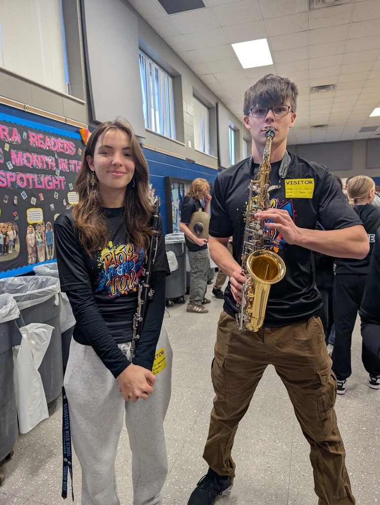 Our Panther Band students had the opportunity to perform at Tynes Elementary School, sharing several musical selections and giving younger students a hands-on look at a variety of band instruments. Their enthusiasm, professionalism, and Panther Pride were on full display as they represented our program and inspired future musicians. We are incredibly proud of them! 🎶💙🐾
