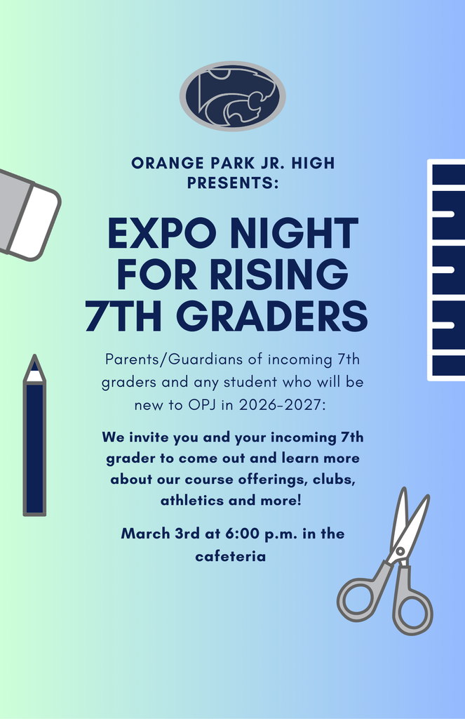 OPJH Rising 7th graders