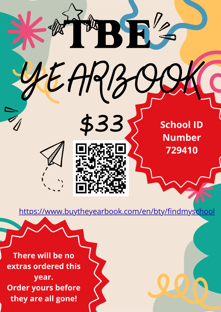 TBE Yearbook Advertisement
