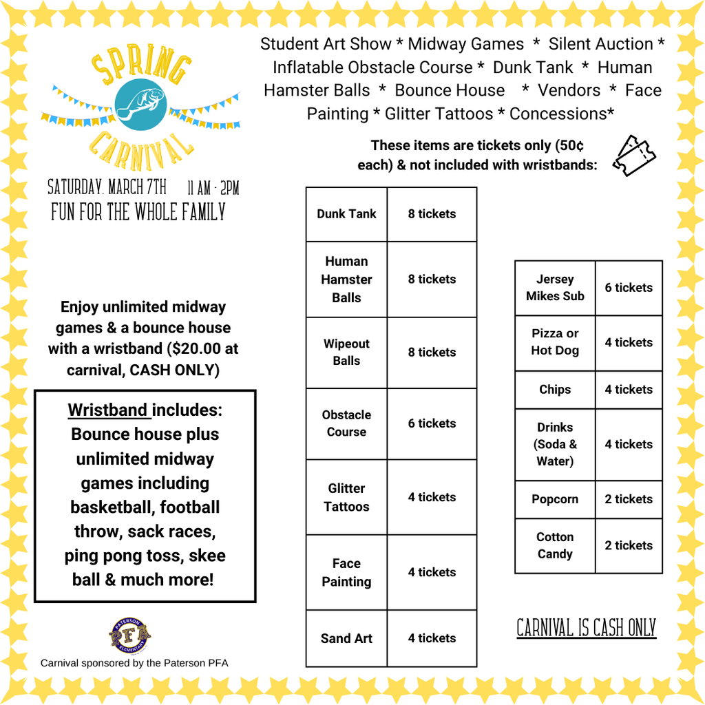 Spring Carnival Pricing