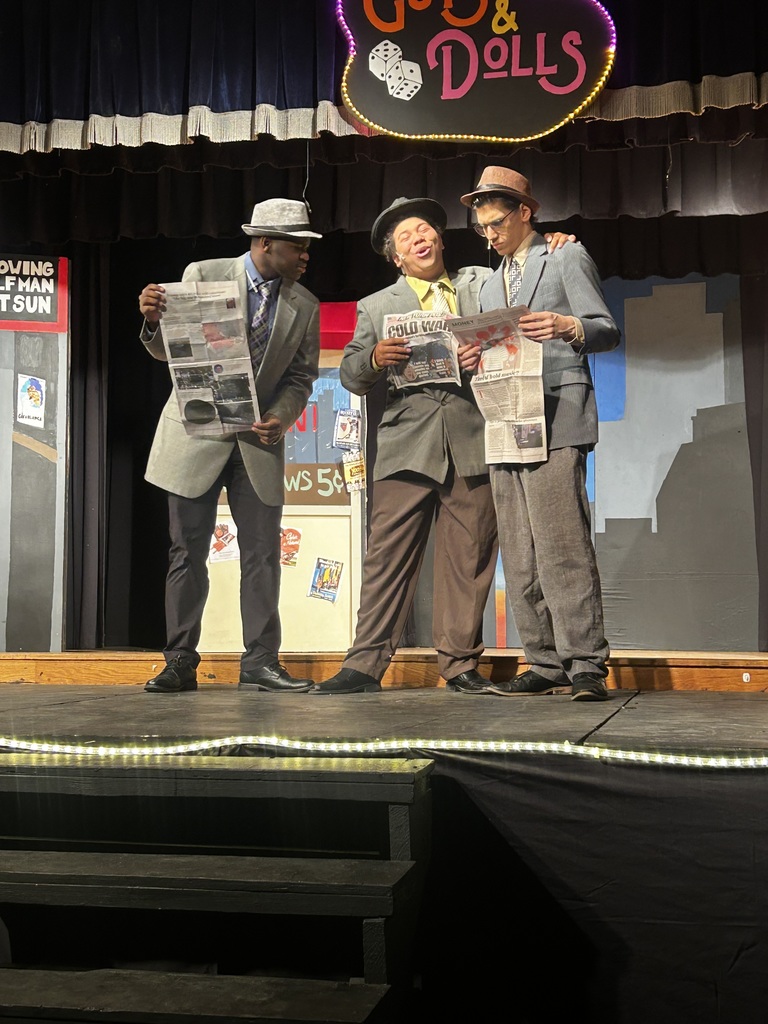 We are incredibly proud of the talented students who brought our production of Guys and Dolls to life! With over 100 students from our theater, chorus, and band programs involved, this production was truly a Panther collaboration. From acting and singing to stage management, set design, lighting, costumes, and live music, our students led every aspect of the show and demonstrated incredible dedication, creativity, and teamwork.  A very special thank you goes to Ms. McDade and Ms. Wilson for their leadership and tireless work guiding our theater students throughout the production. We are also grateful to Ms. Bice, who led our outstanding live orchestra, adding another level of energy and professionalism to the performance.  Productions like this showcase the remarkable talent and passion of our students and highlight the strength of our performing arts programs at Ridgeview. Congratulations to everyone involved on a fantastic show!